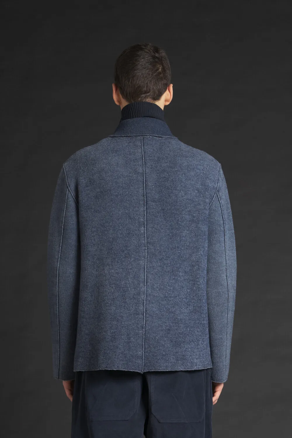 Frua Lanoso Navy Coat