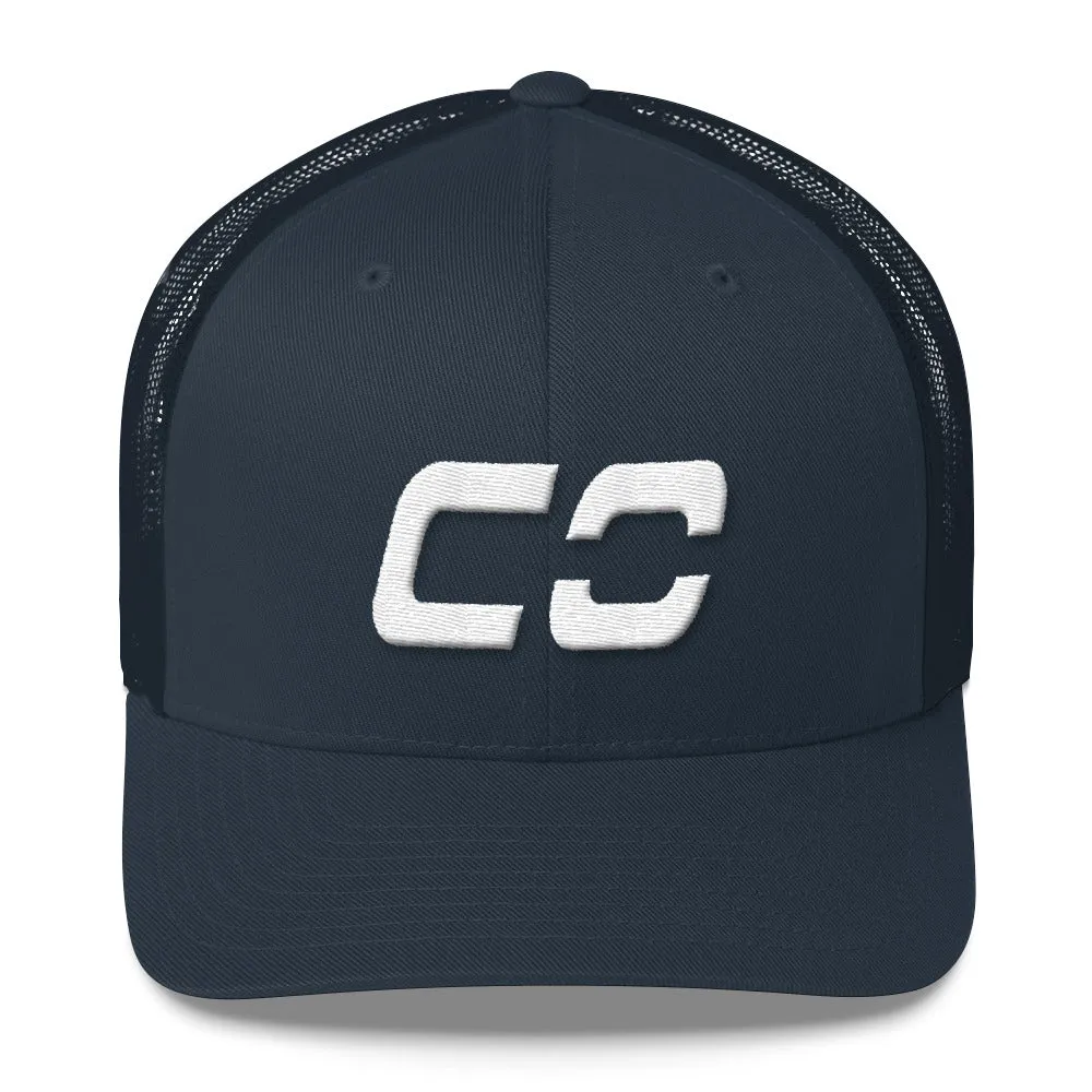 Colorado trucker cap with white embroidery - CO - various color options