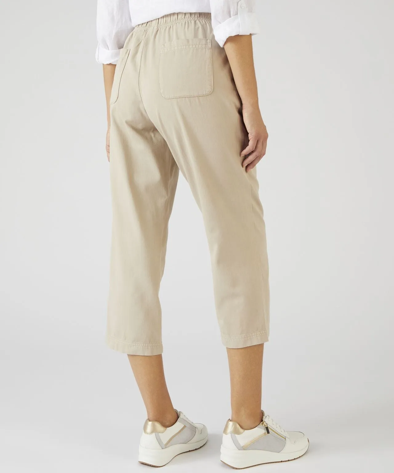 Crop Trousers in Cotton