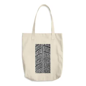 Pecan Leaf Cotton Tote Bag