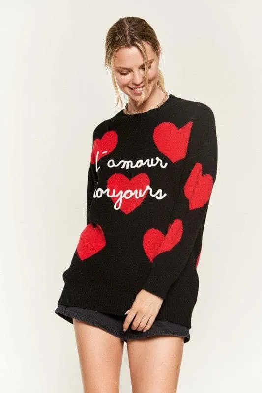 Cozy Oversized Love Forever Sweater