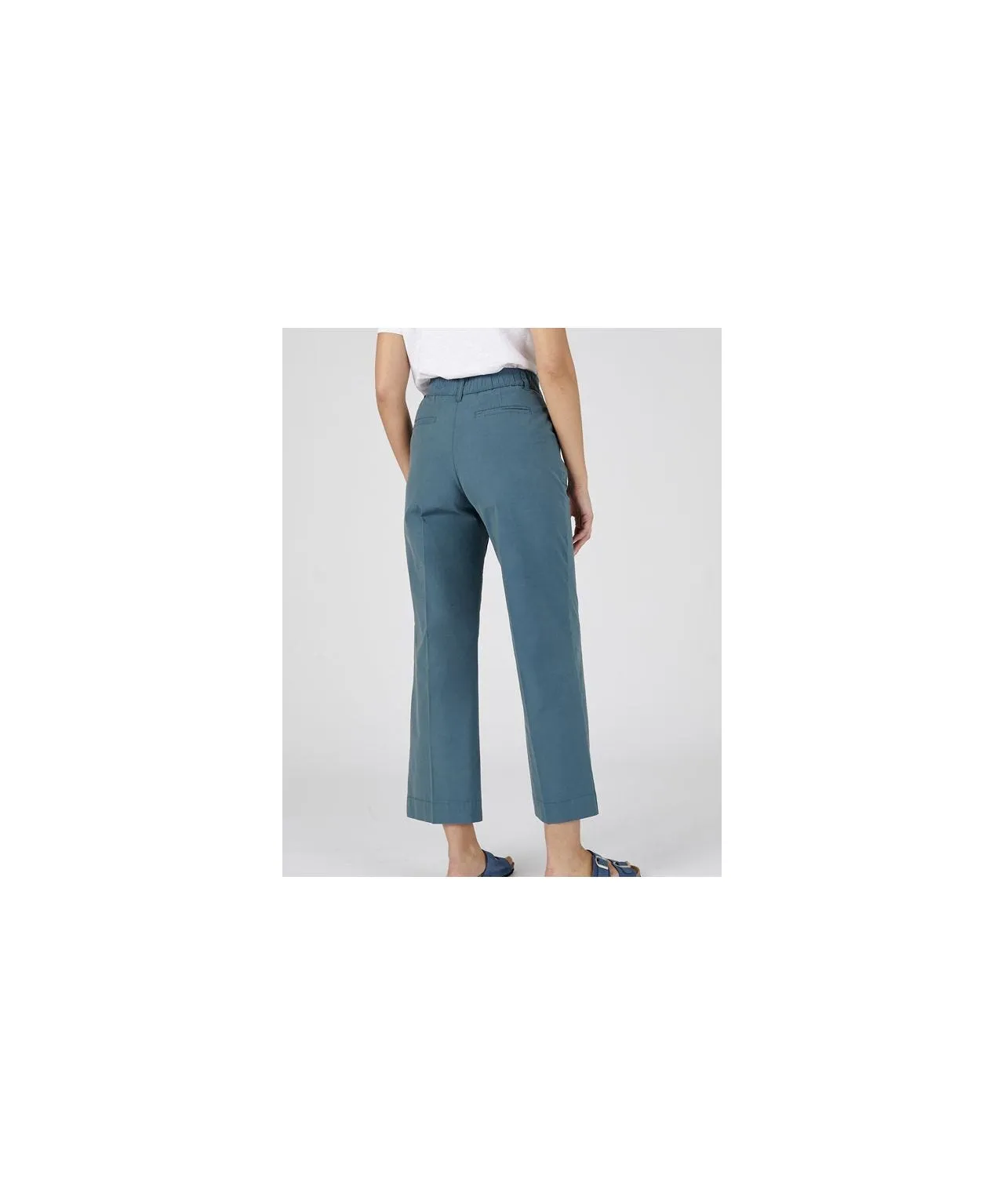 Wide-leg Cropped Trousers