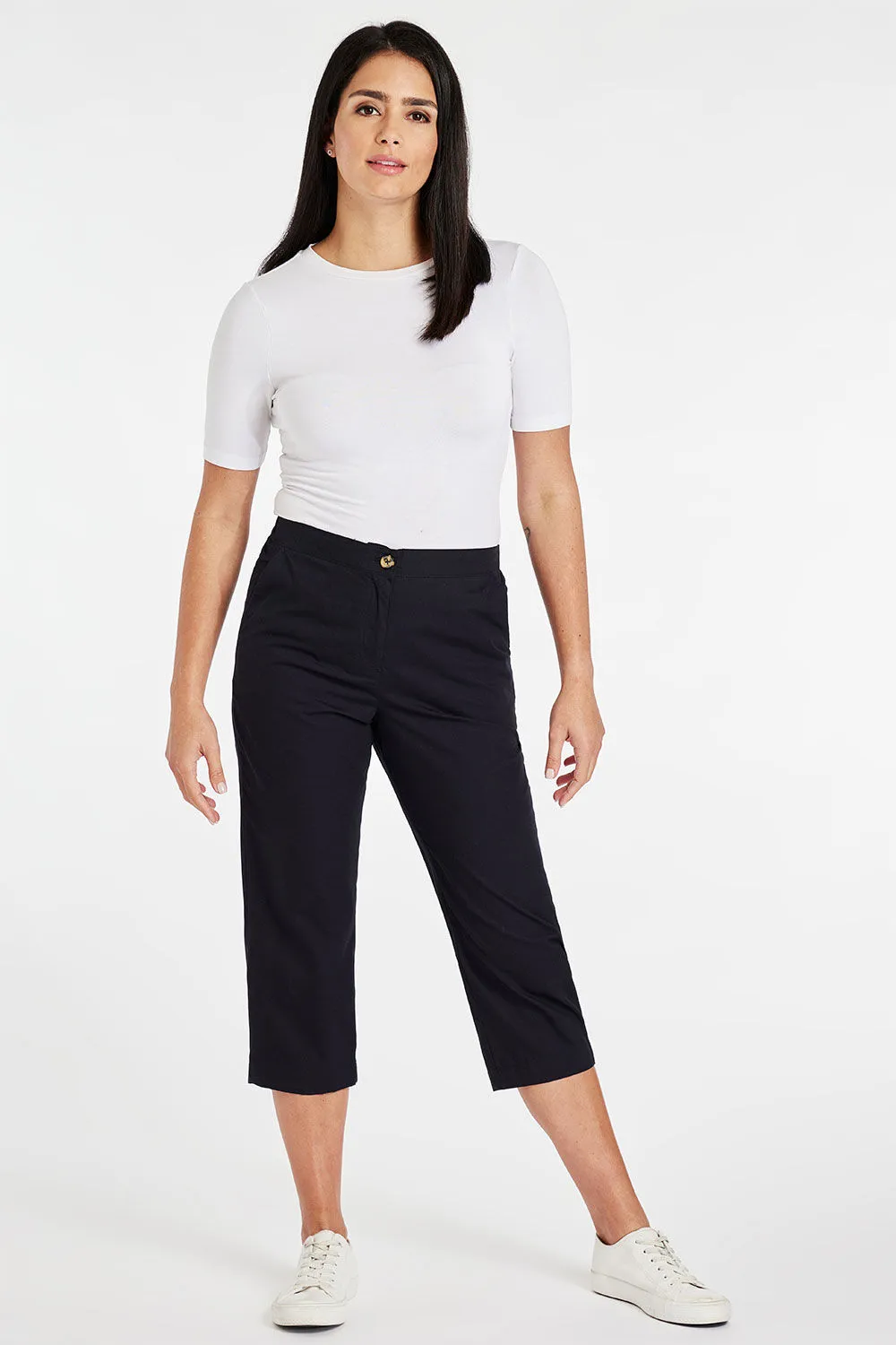 Cropped Elasticated Pants