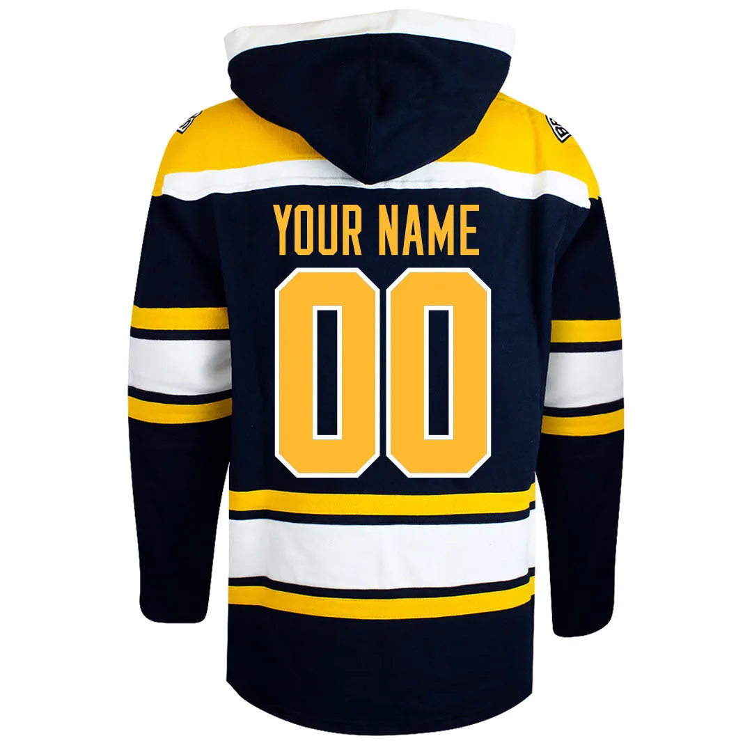 Custom Boston Bruins 47-inch Fleece Lacer Hoodie