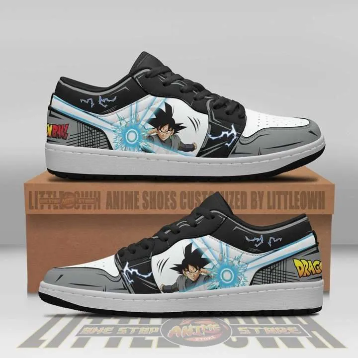 Custom Dragon Ball Anime Shoes Low Sneakers Black Goku JD