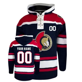 Custom Ottawa Senators 47-inch Lacer Fleece Hoodie