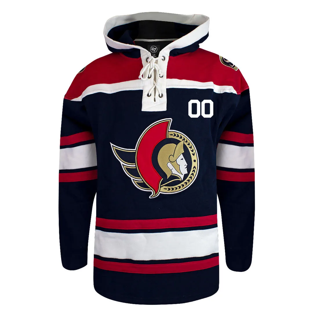 Custom Ottawa Senators 47-inch Lacer Fleece Hoodie