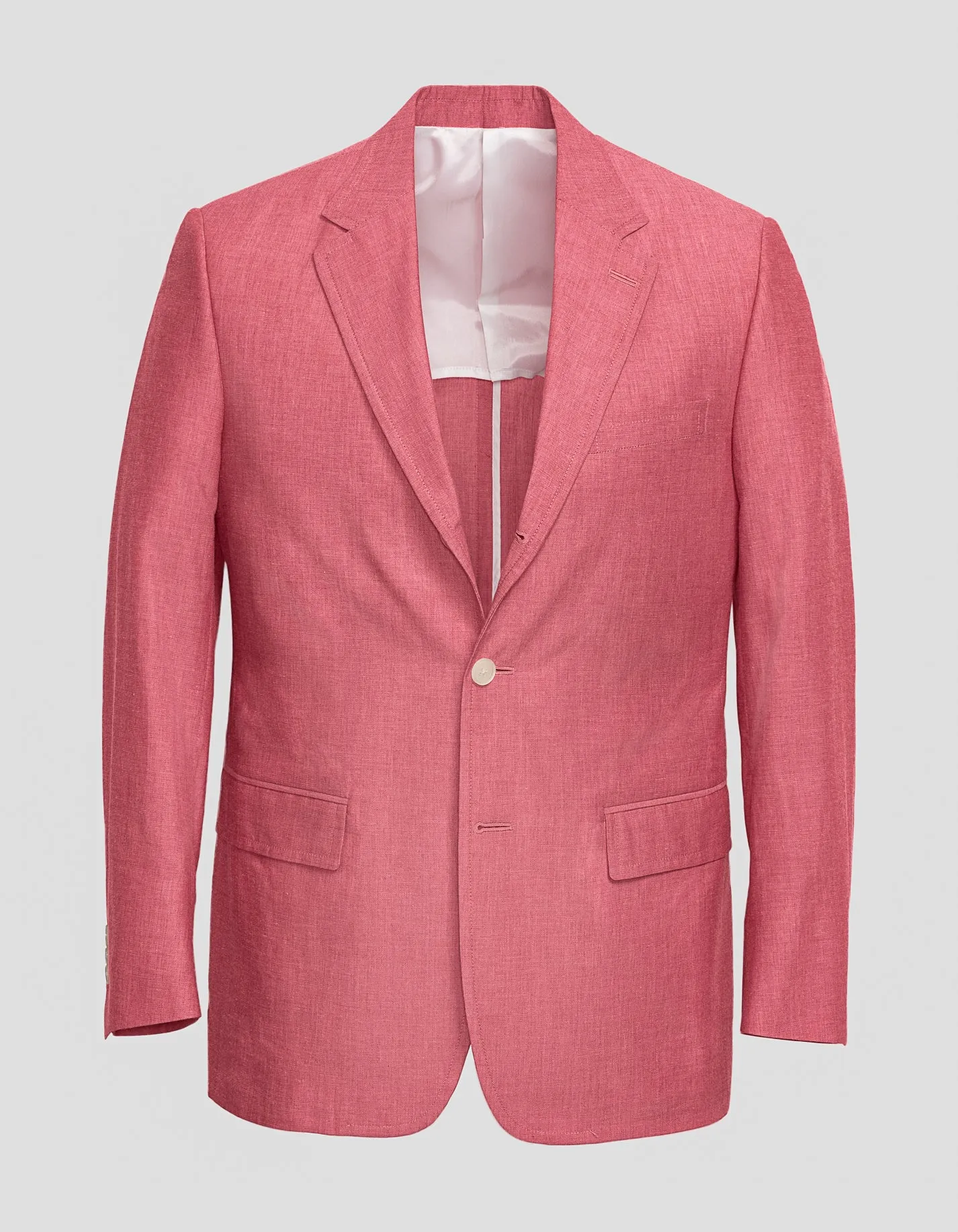 Custom Red Chambray Sport Coat