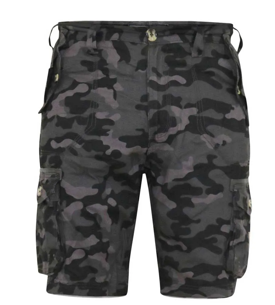 Big Men's Camouflage Cargo Print Shorts (ZAVIER)