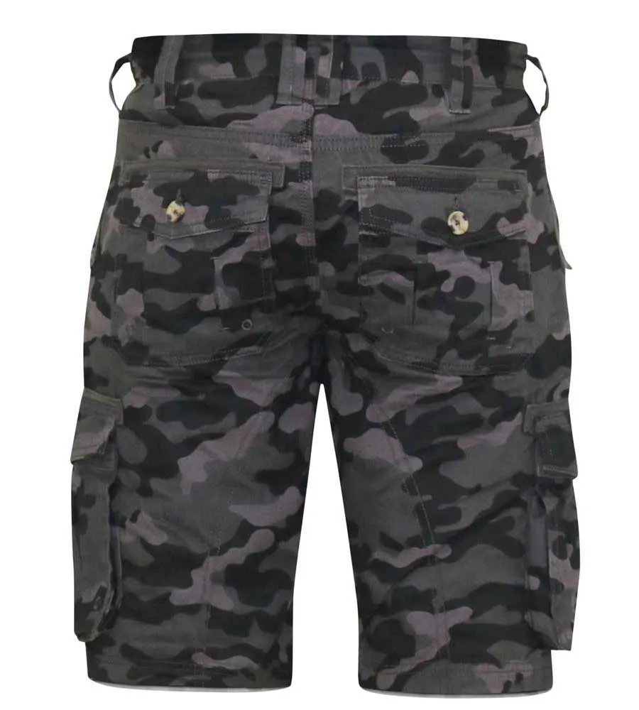 Big Men's Camouflage Cargo Print Shorts (ZAVIER)