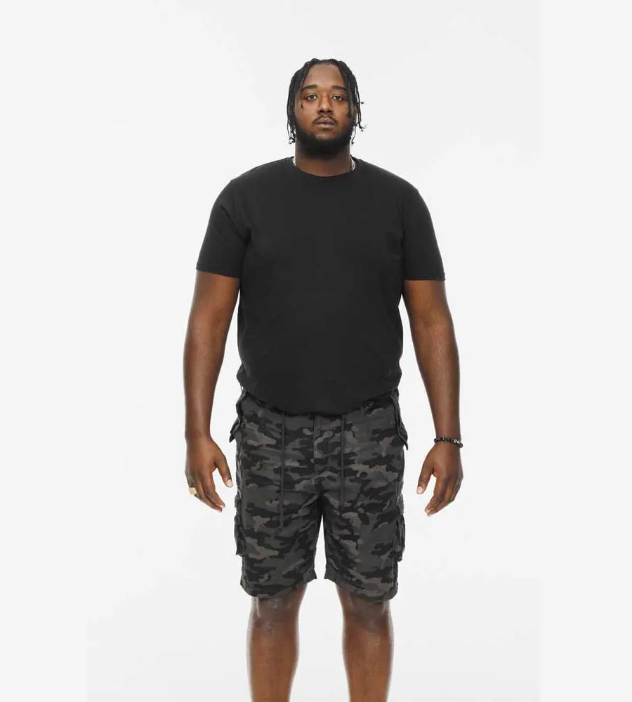 Big Men's Camouflage Cargo Print Shorts (ZAVIER)