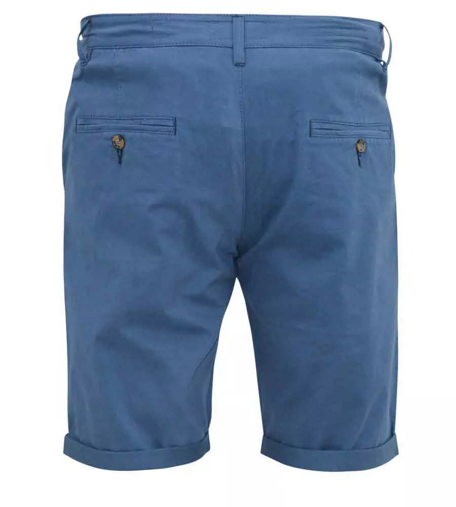 Men's Blue Stretch Chino Shorts (NELSON 1)