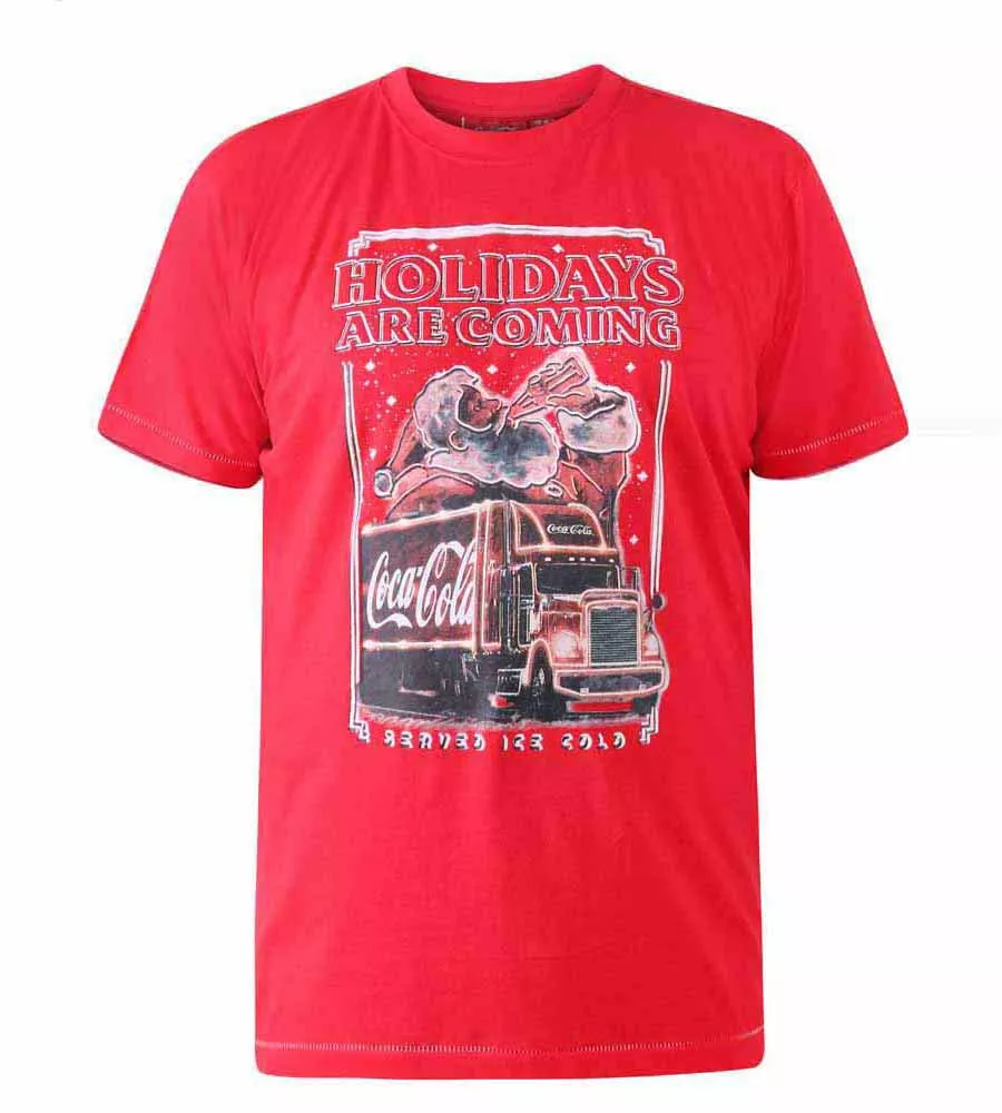 Official Licensed Coca Cola Truck Christmas T-shirt for Men (DALTON)