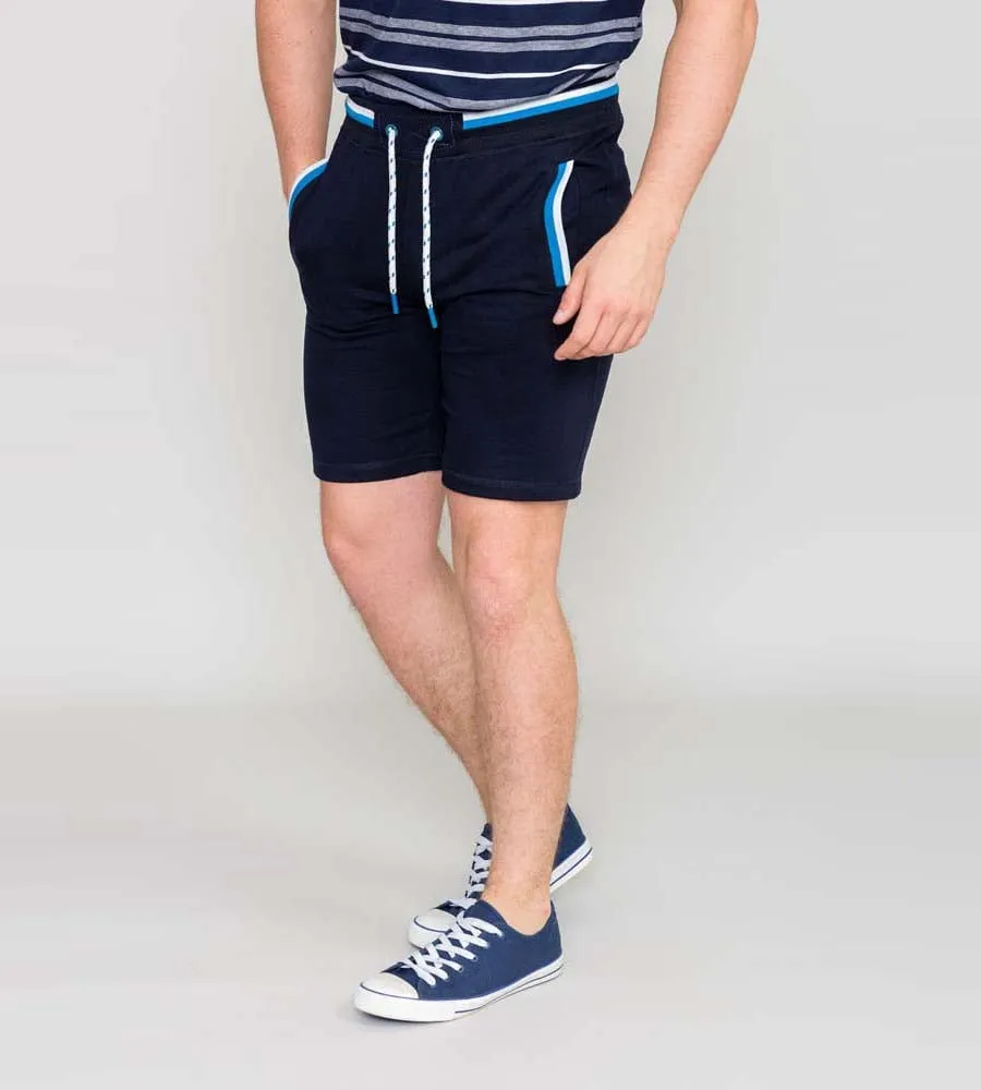 Men's Navy Elasticated Waist Pocket Shorts (DAGENHAM 2)