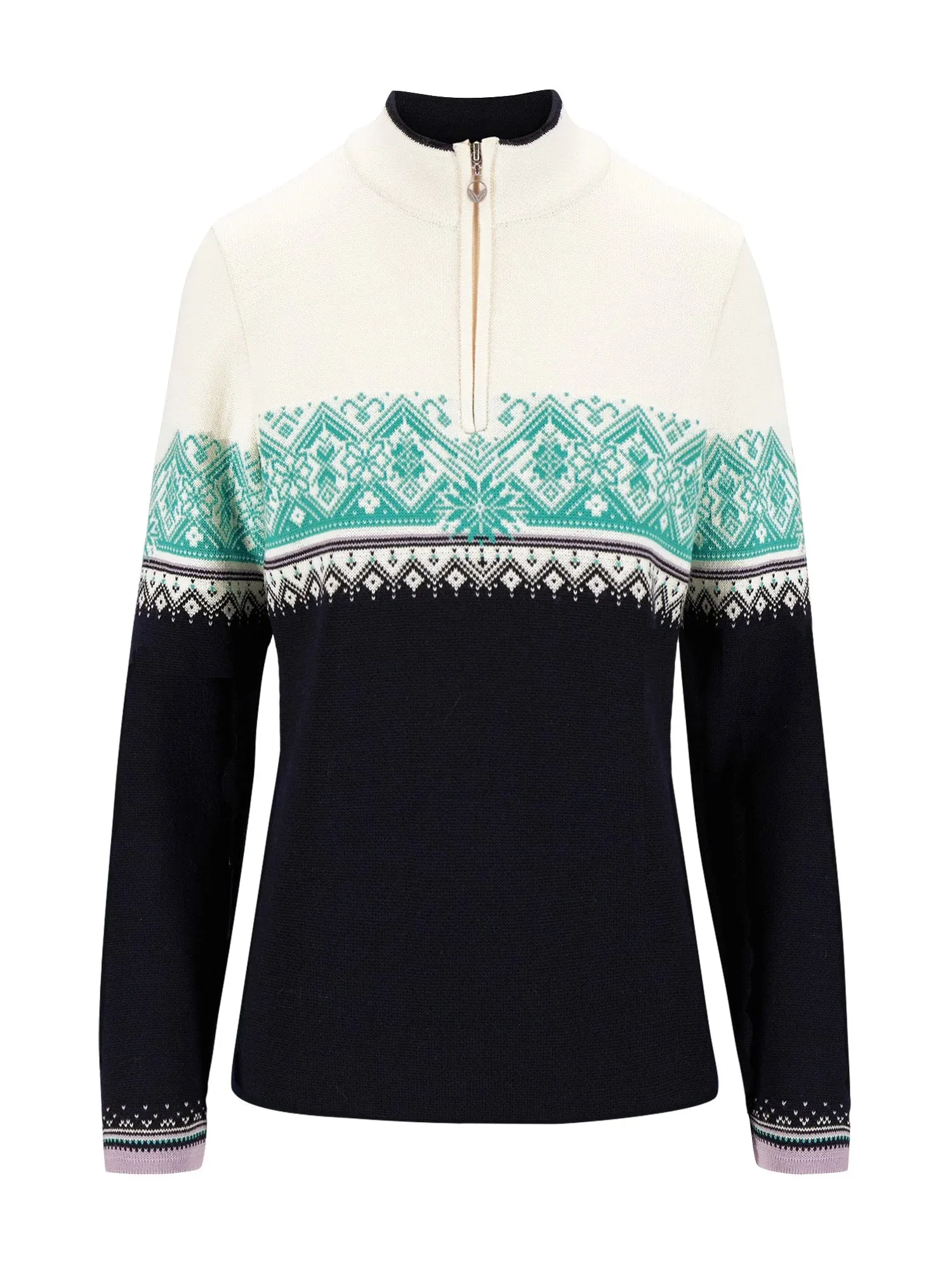 Dale of Norway Moritz sweater women Marine Off White Peacock