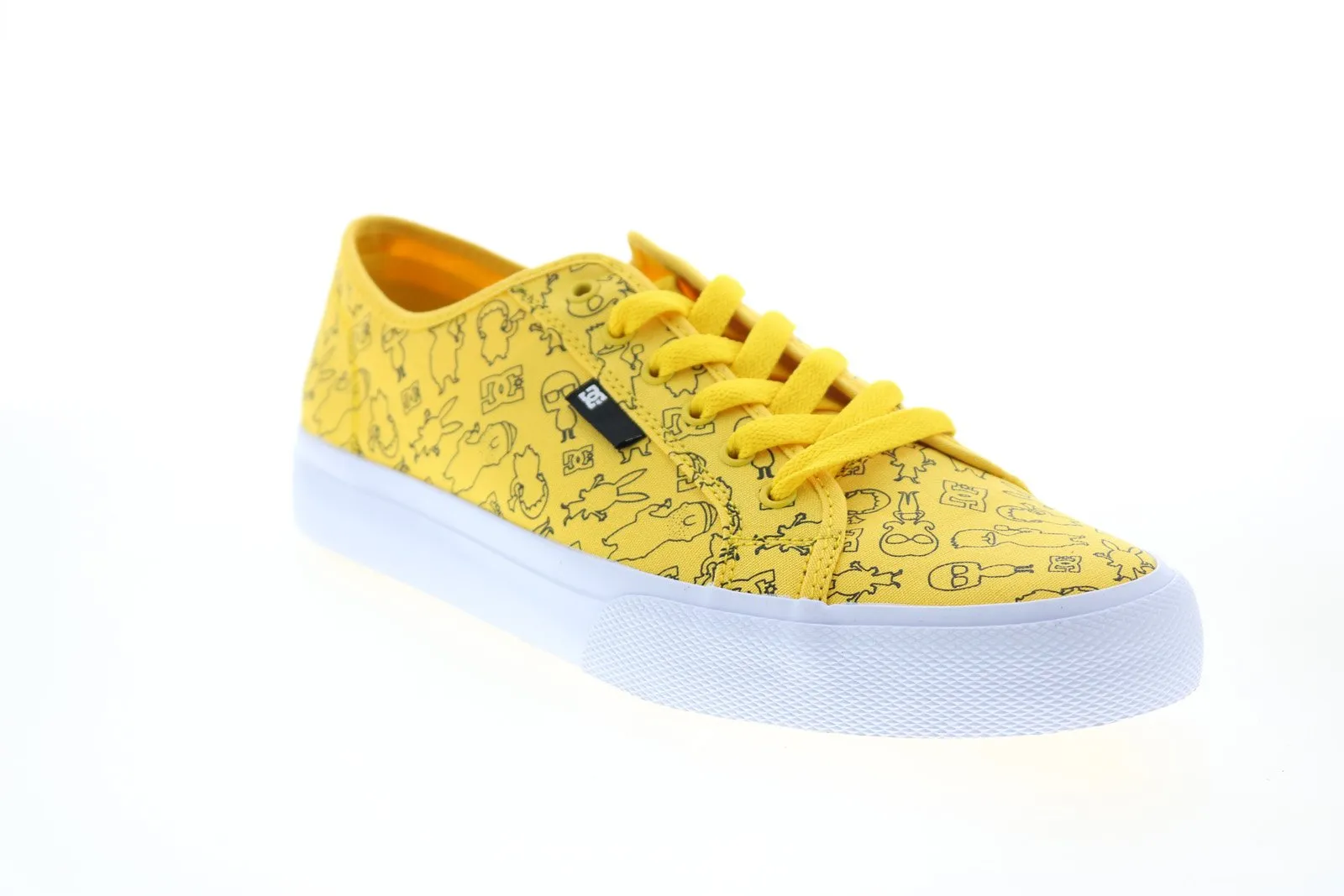 DC Bobs Burgers Mens Yellow Collaboration Limited Sneakers Shoes