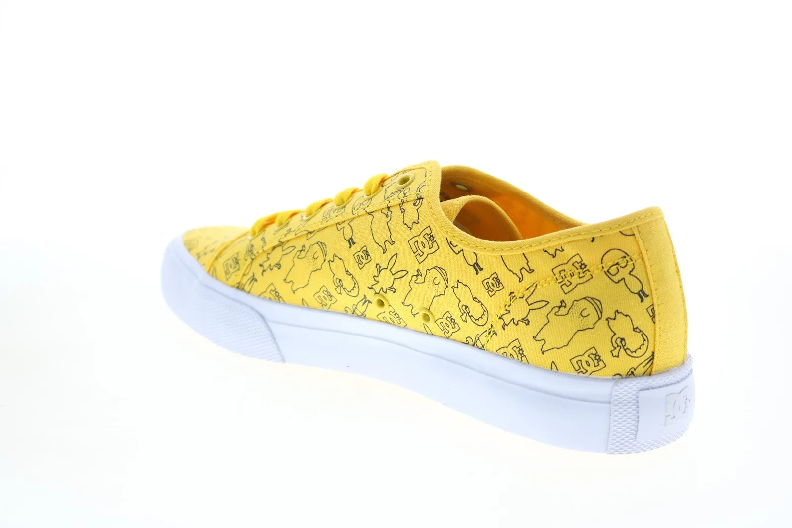 DC Bobs Burgers Mens Yellow Collaboration Limited Sneakers Shoes