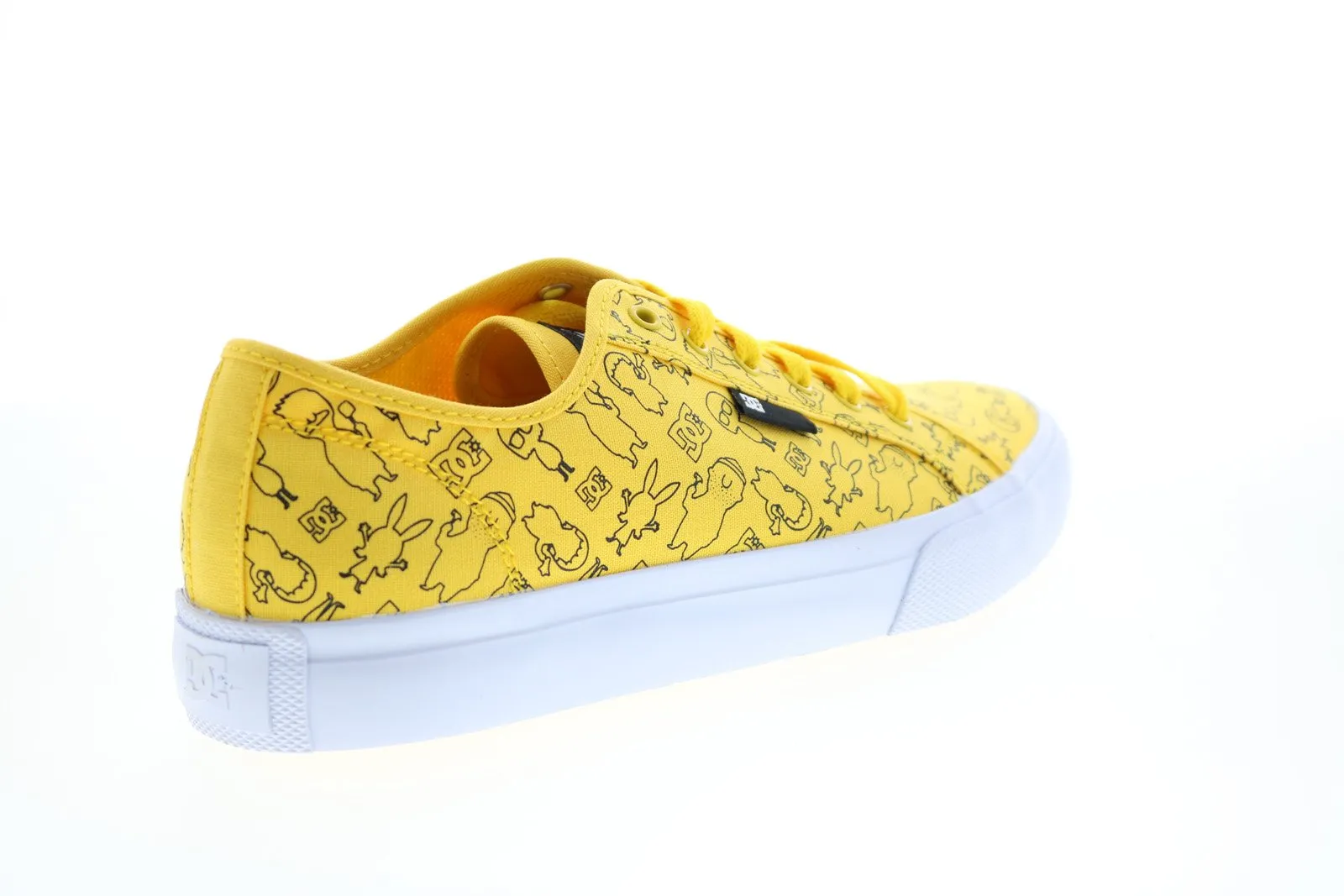 DC Bobs Burgers Mens Yellow Collaboration Limited Sneakers Shoes