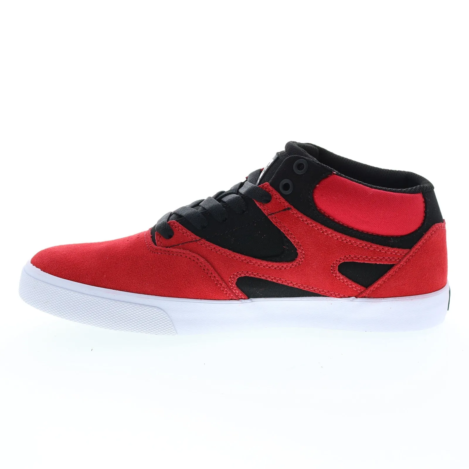 DC Kalis Vulc Mid Mens Red Skate Sneakers - ADYS300622-ATR