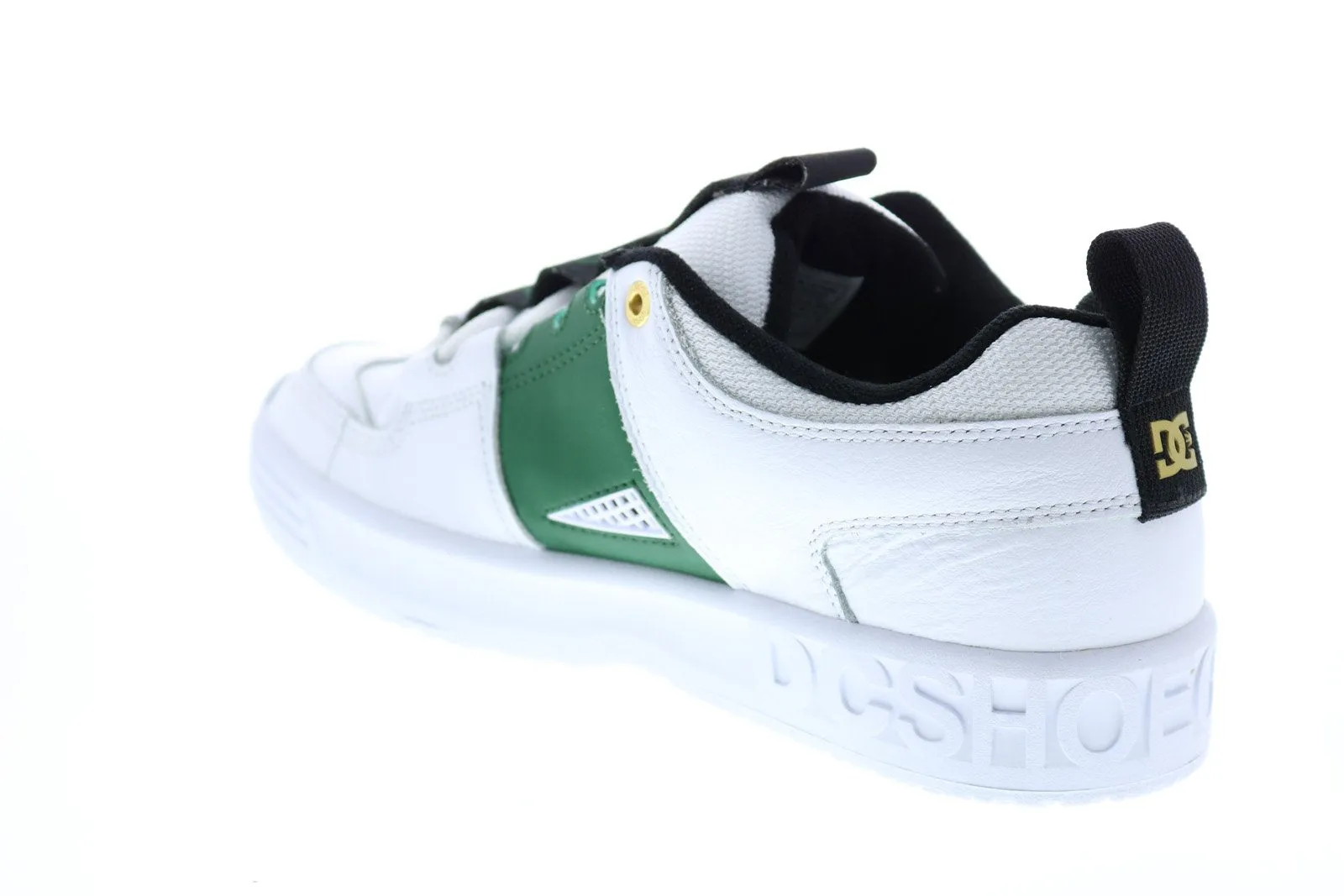 DC Lynx OG ADYS100425 Men's White Leather Skate Sneakers.