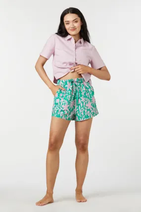 Della Flower Pattern Swim Trunk