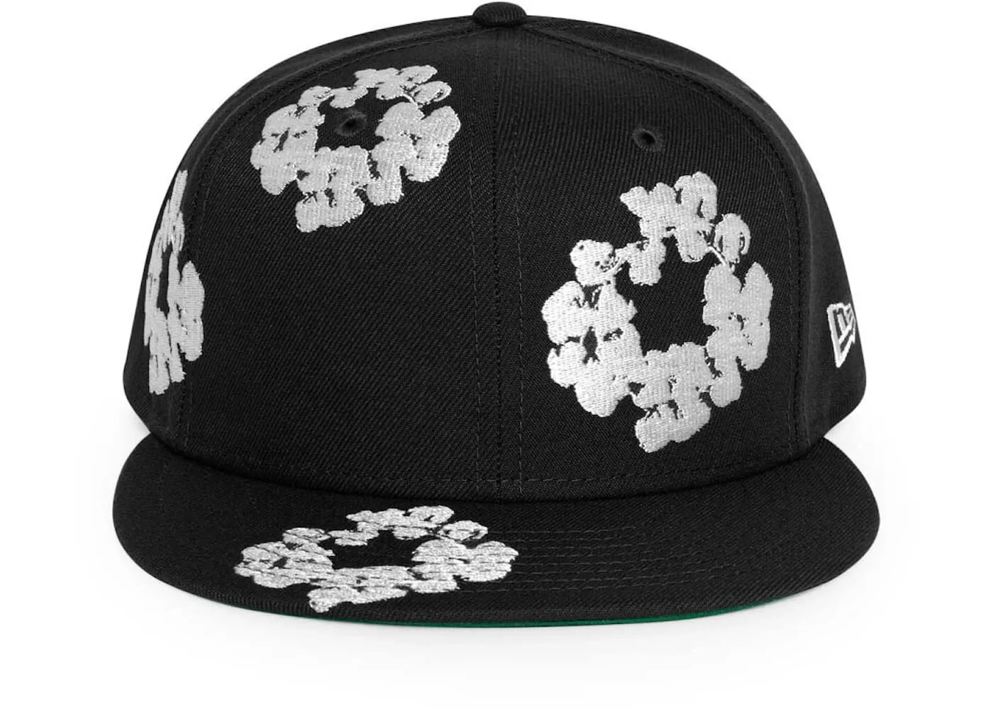 Denim Tears New Era Cotton Wreath 59 Fifty Cap Black