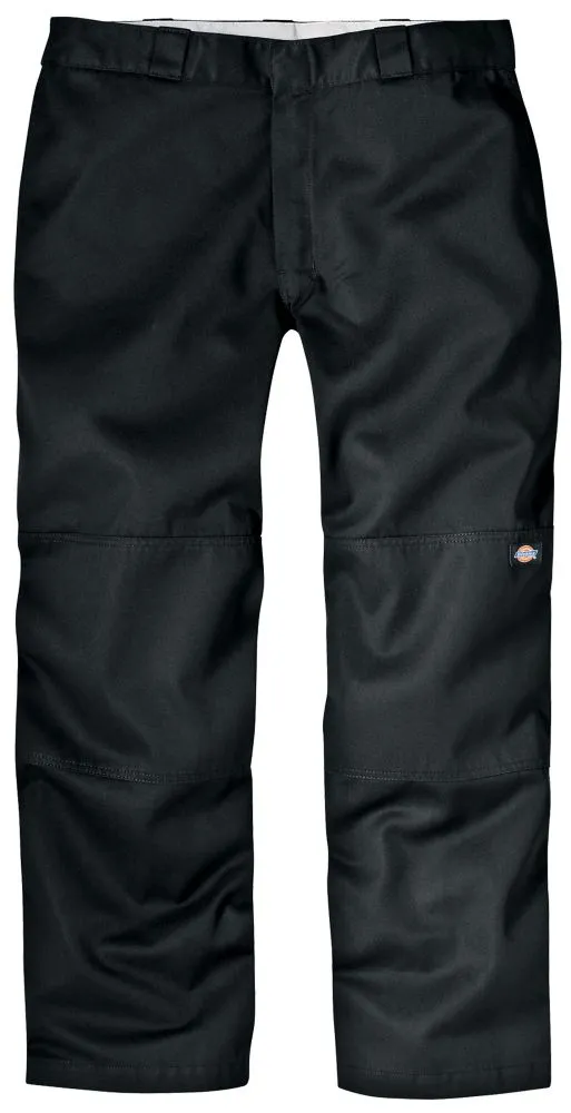 Dickies Black Loose Fit Work Pants Double Knee, 30 Length