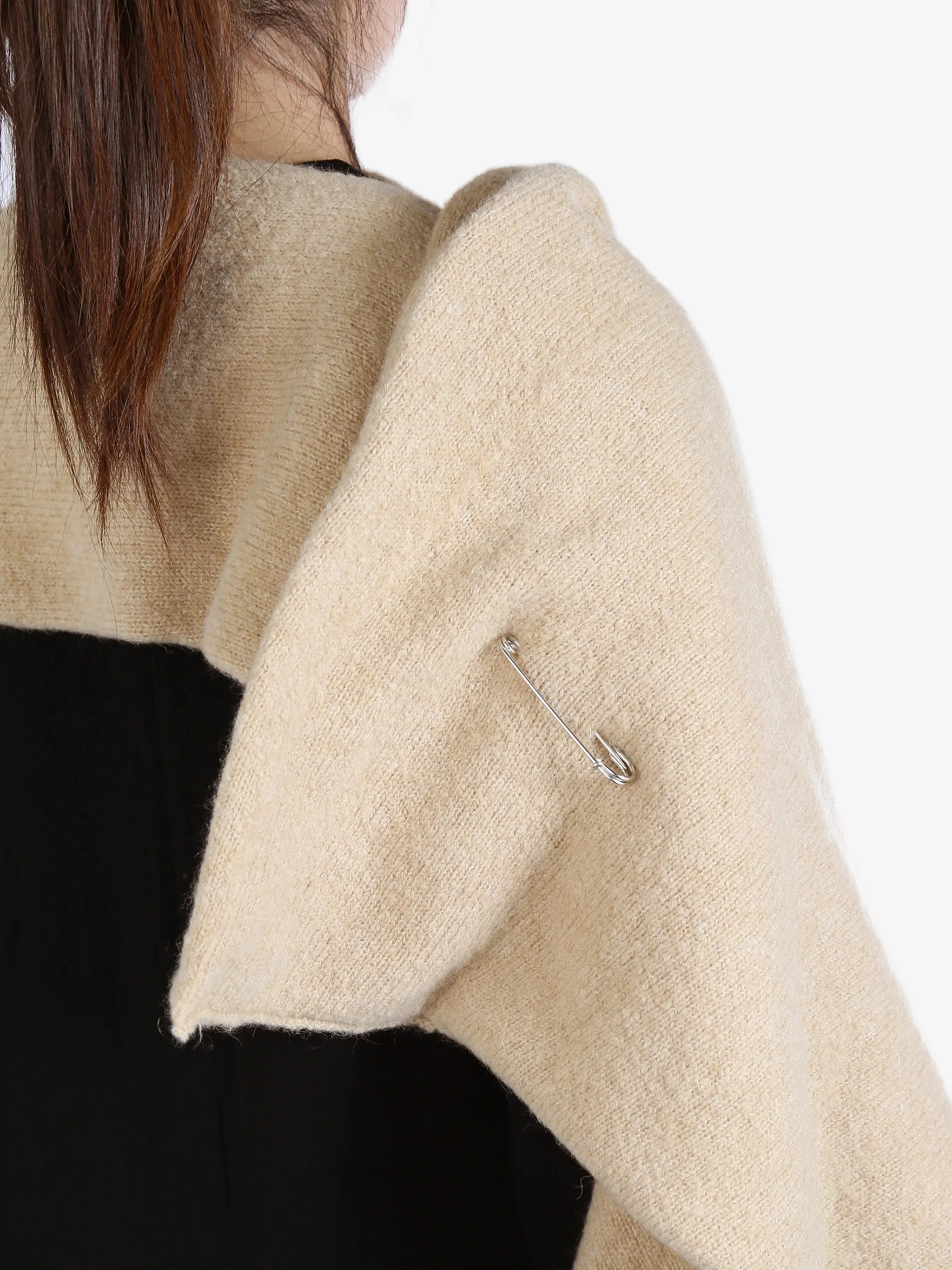 DRIES VAN NOTEN - Women Knit Safety Pin Scarf: Shop Now