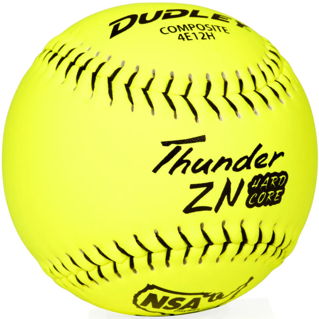 Dudley Thunder ZN Hard Core ICON 12 44/400 Slowpitch Softballs