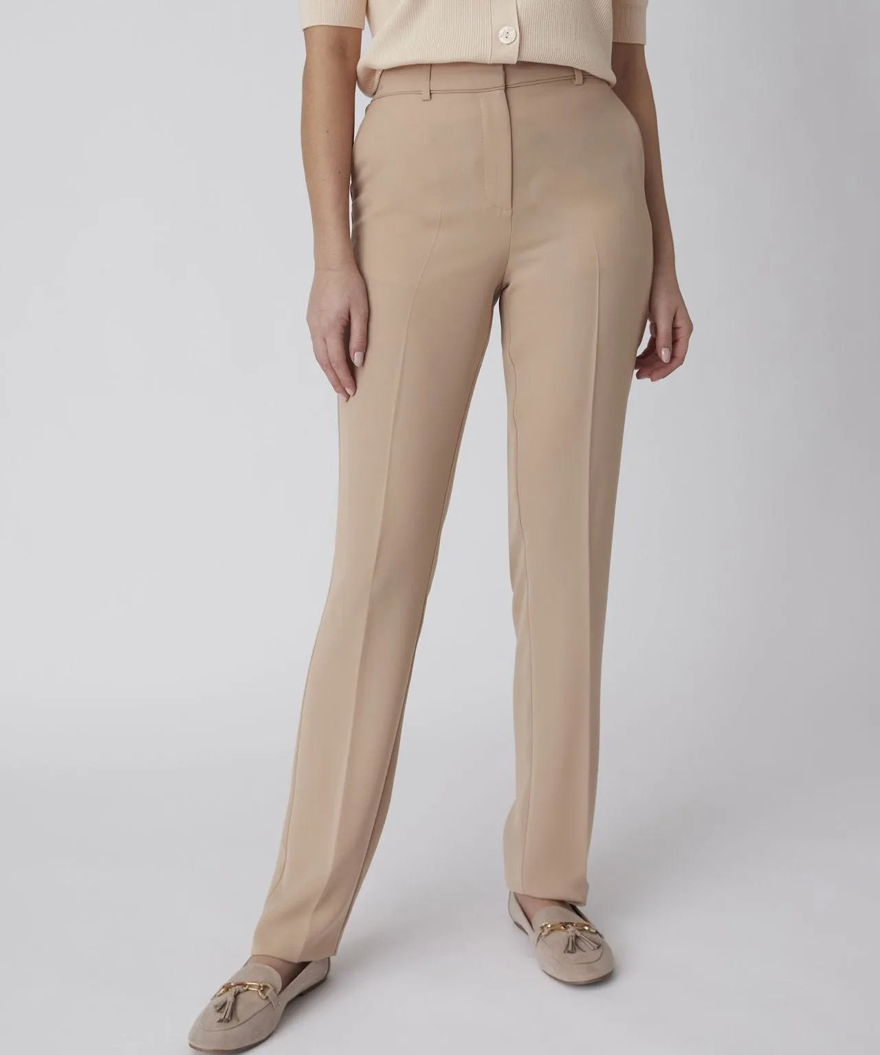 Easy Care Straight Leg Trousers