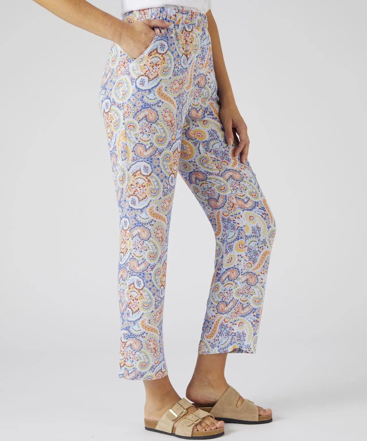 Ecovero Paisley Pattern Trousers