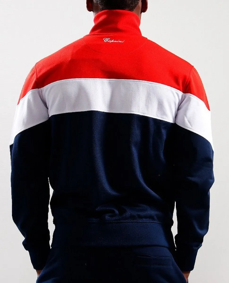 Ellesse Red Navy Caprini Track Jacket