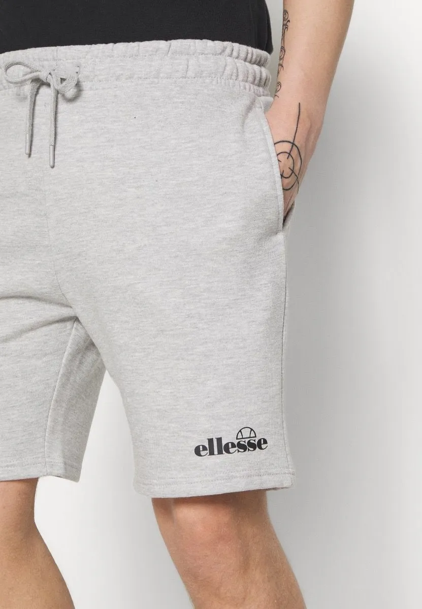 Grey Marl Molla Sweat Shorts by Ellesse