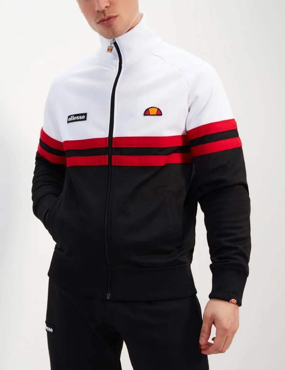 Ellesse White/Black Rimini Track Jacket