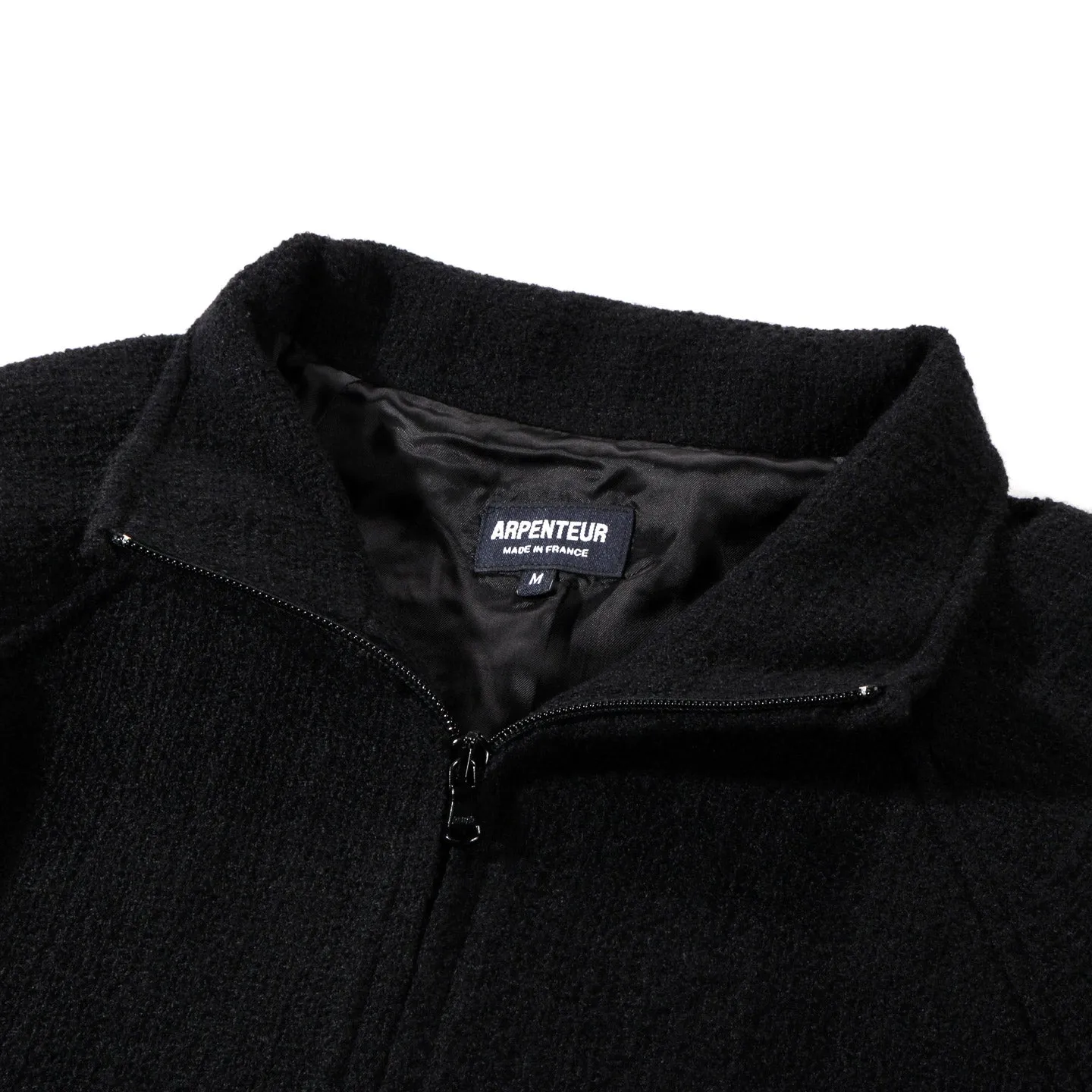 Fantasy Tweed Black Arpenteur Track Jacket.