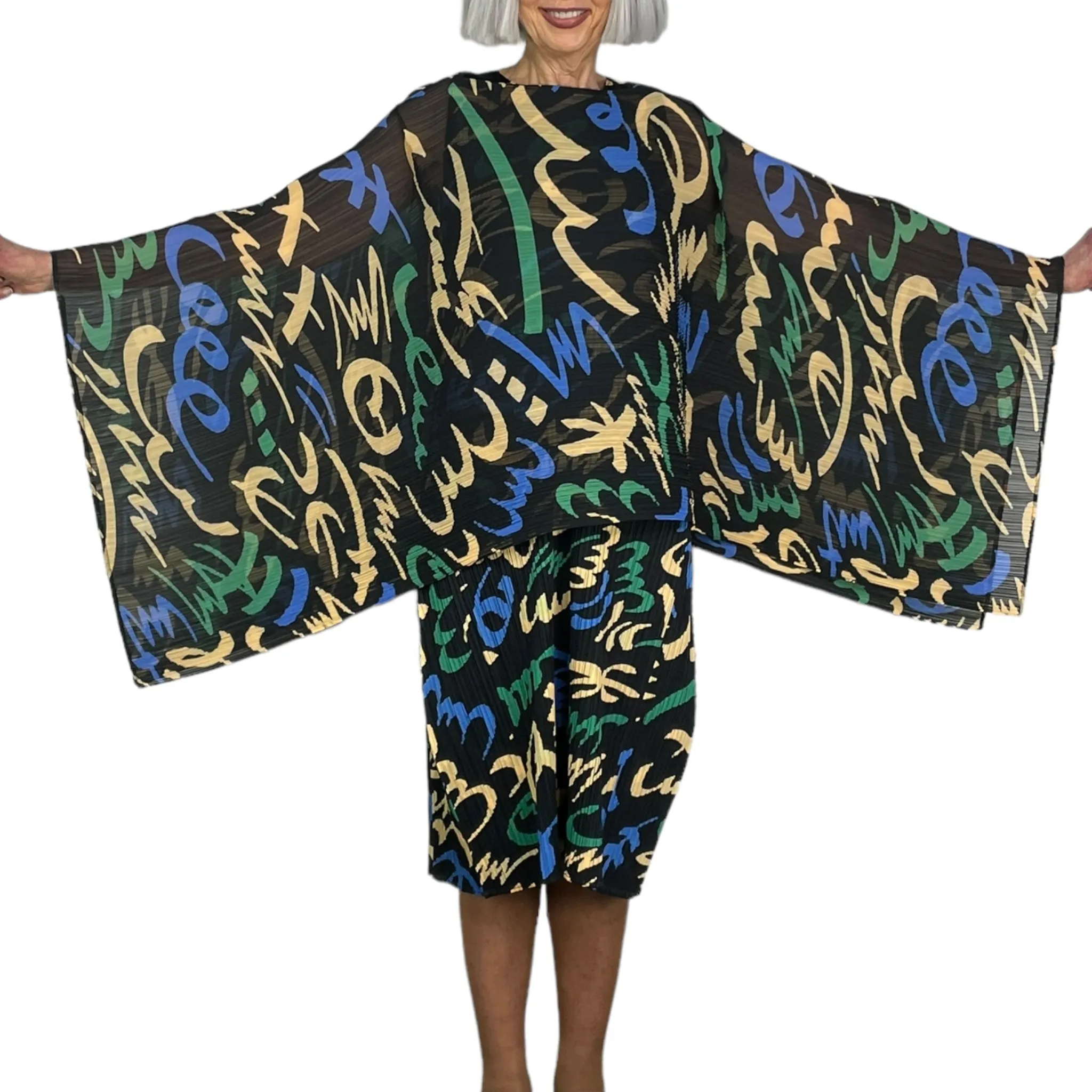 Fashionable Fizzy Print Madame-T Stole