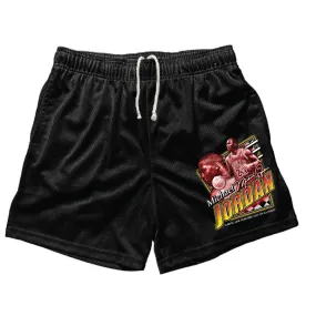 Fearless Black Mesh Shorts (5 Inch Inseam) by MJ