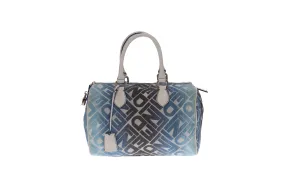 Fendi Forever Boston Bag in Blue Tone Bauletto