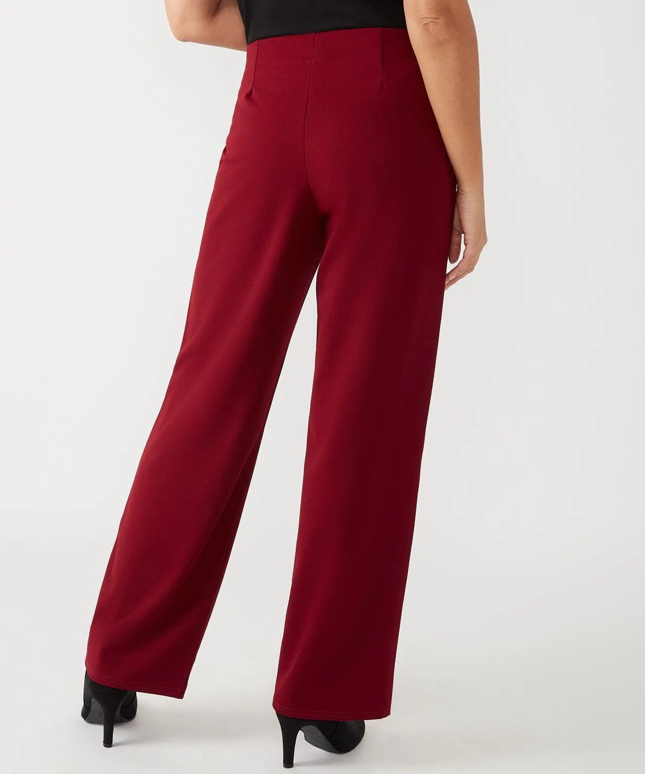 Wide Leg Jersey Trousers by First Avenue