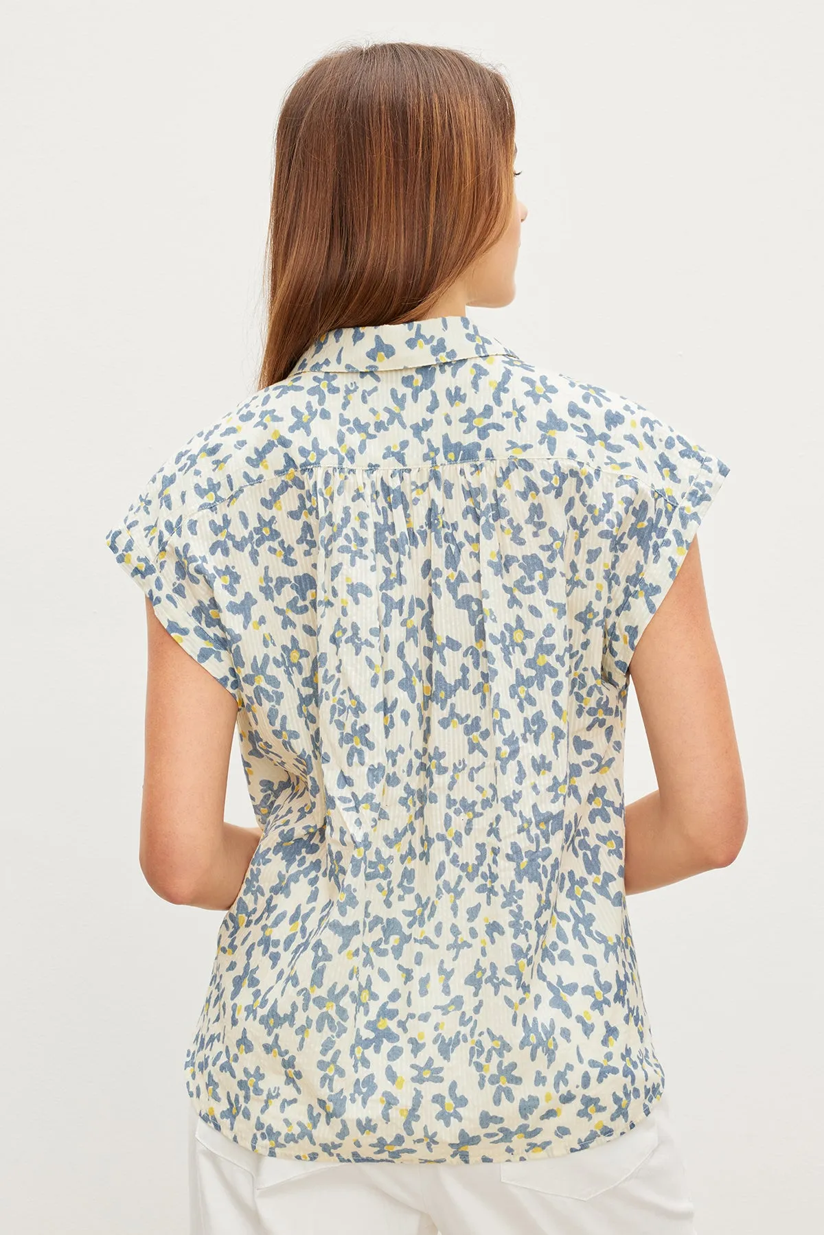 Floral Button-Up Top by Paulette