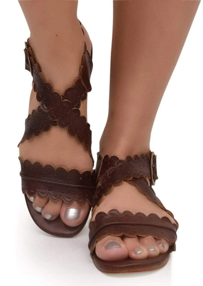 Golden Tan Mermaid Sandals