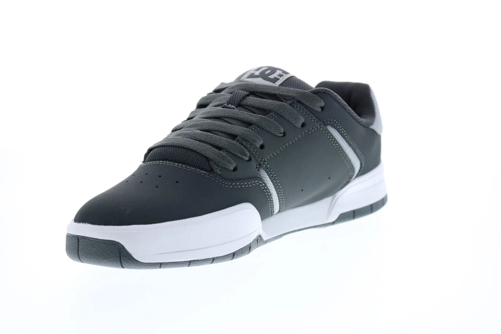 Gray Synthetic Skate Sneakers Shoes for Men - DC Central ADYS100551