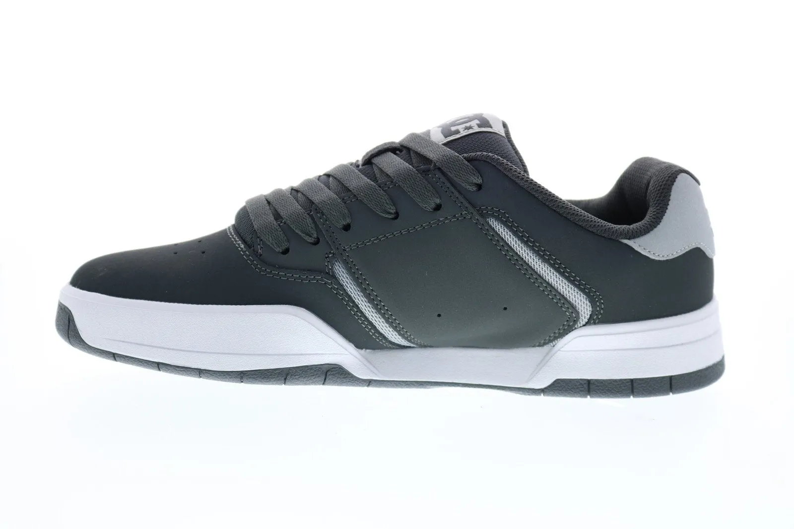 Gray Synthetic Skate Sneakers Shoes for Men - DC Central ADYS100551