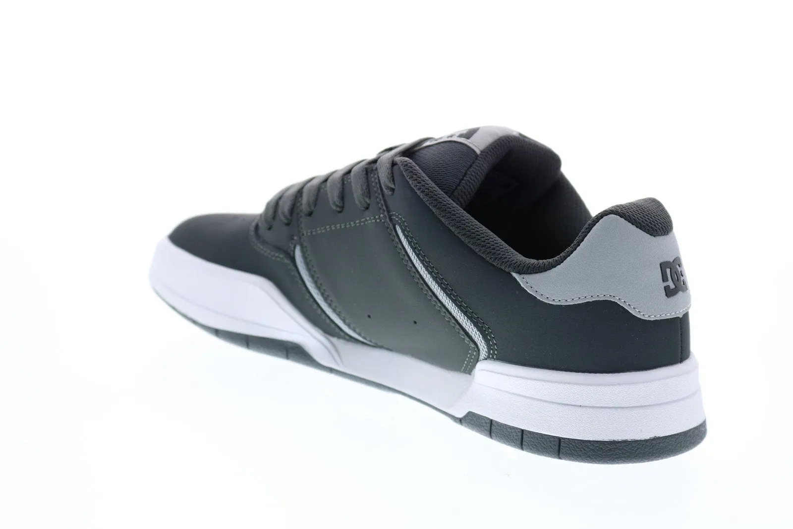 Gray Synthetic Skate Sneakers Shoes for Men - DC Central ADYS100551