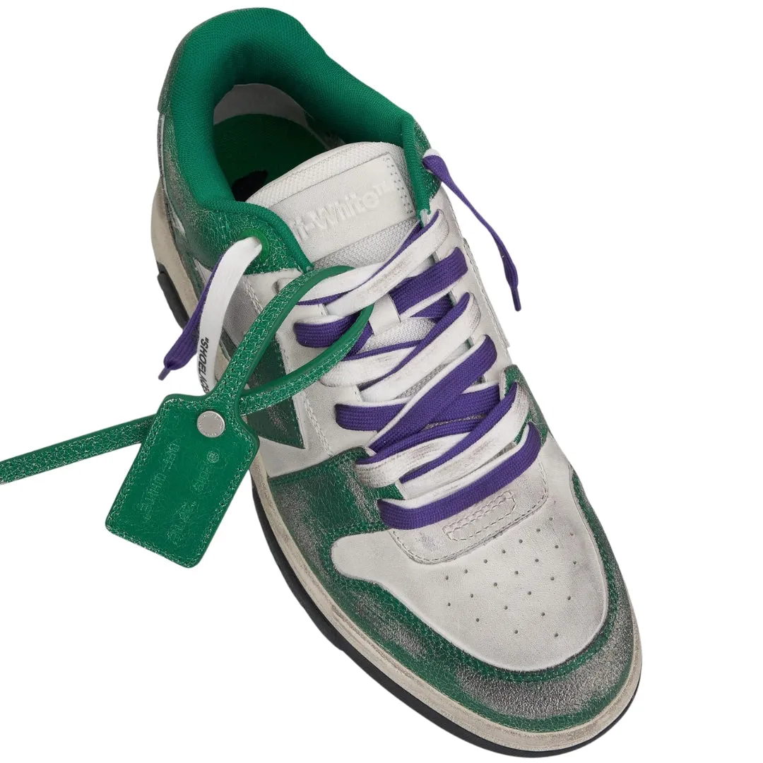 Green Off White Men's Sneakers Omia189F22Lea0110155