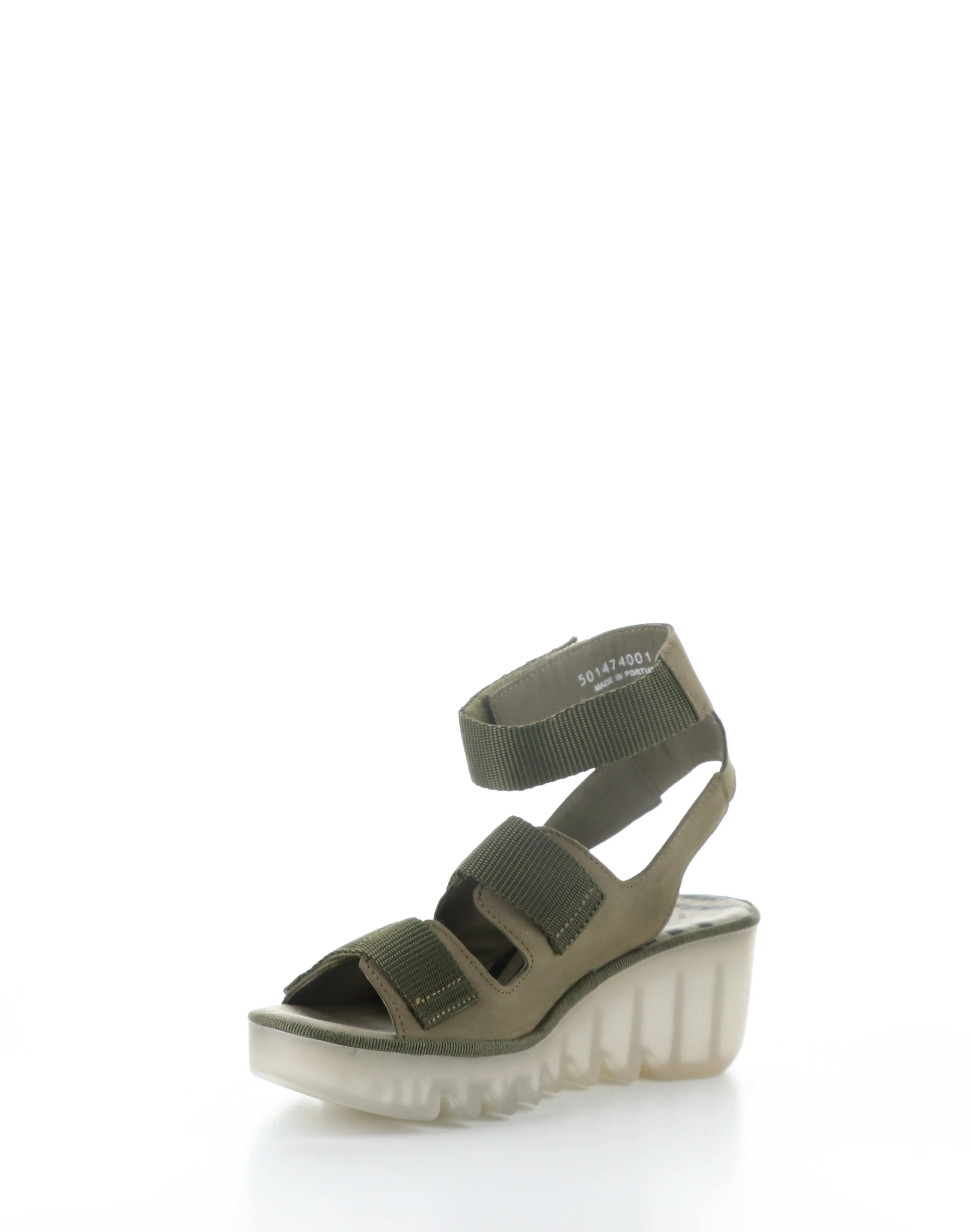 Green Velcro Sandals - BECH474FLY