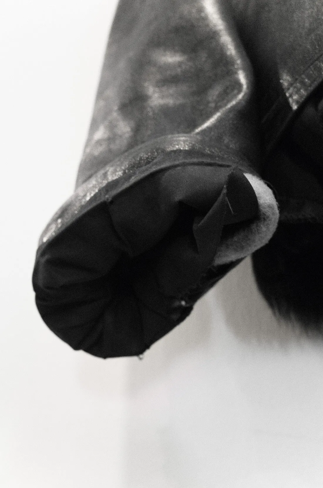 Helmut Lang Lambskin Jacket with Fur Lining.