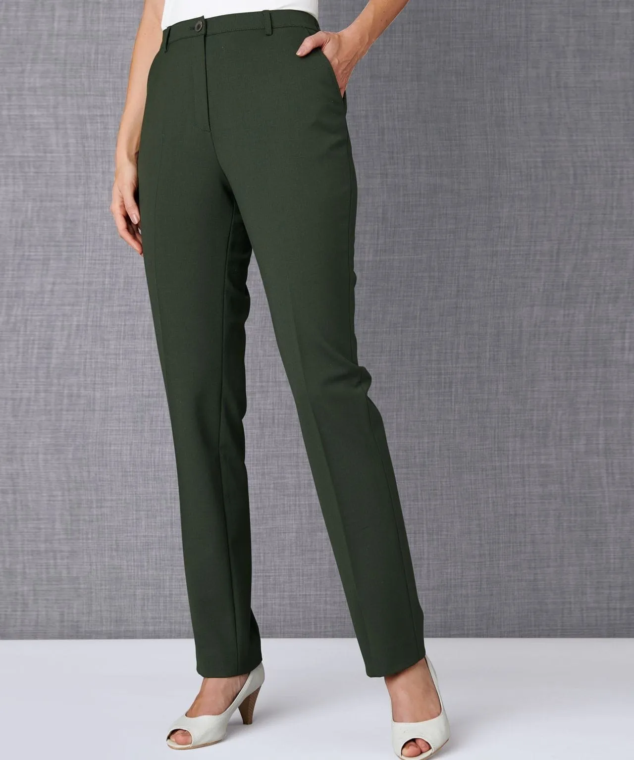 Trendy High Waisted Tapered Pants