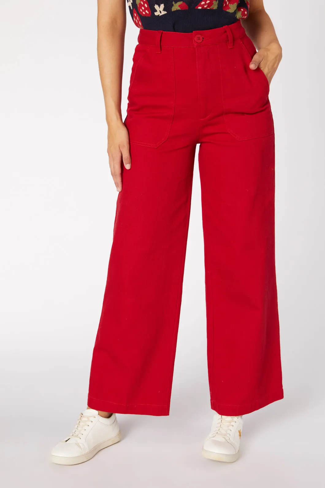 Holly Drill Trouser