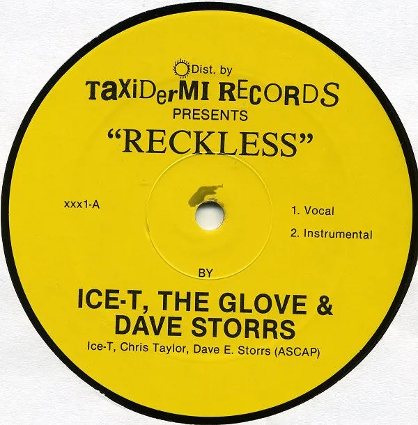 Ice-T, The Glove & Dave Storrs - Reckless / Tebitan Jam